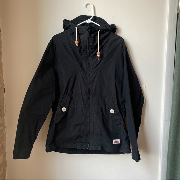 Penfield Black Jacket with Logo Patch size medium womens - Picture 1 of 6